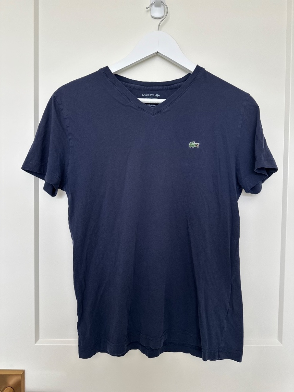 Lacoste V-Neck T-Shirt (Men's 3 / Small)